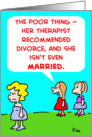 Therapist Recommended Divorce card