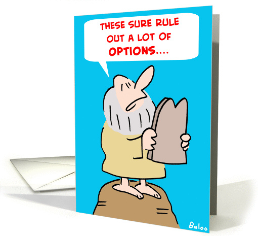 Moses - Rule Out Options
 card (245255)