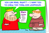 CHECK LOOPHOLES card