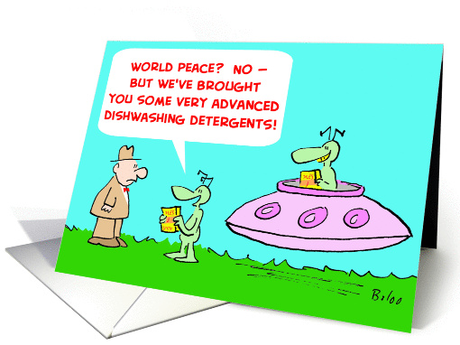 Aliens - Detergent
 card (246643)