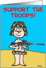 Support The Troops! card