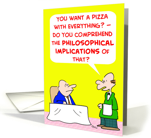 Pizza With Everything
 card (247026)