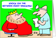 BETWEEN-FEAST SNACKING card