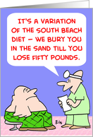 South Beach Diet - Good Luck card