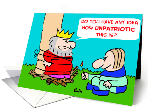 UNPATRIOTIC card (248076)
