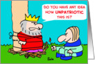 UNPATRIOTIC card