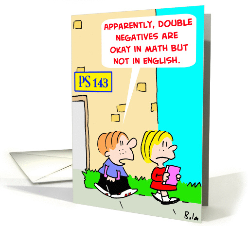 DOUBLE NEGATIVES card (248120)