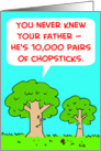 Pairs Of Chopsticks card