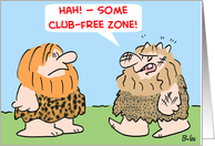 CLUB-FREE ZONE card