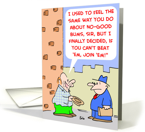 NO-GOOD BUMS card (249329)