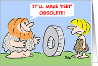 FEET OBSOLETE card