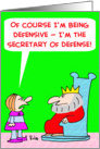 Secretary Of Defense card