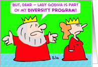 Lady Godiva - Diversity Program card