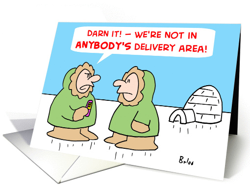 DELIVERY AREA card (250457)