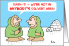 DELIVERY AREA card