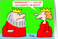 DEPRESSION card