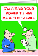 POWER TIE card