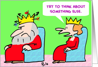 Think About Something Else card
