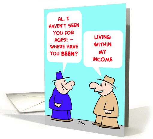 Living Within My Income
 card (254671)