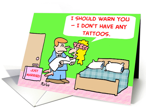 NO TATTOOS card (256957)