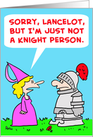 KNIGHT PERSON card