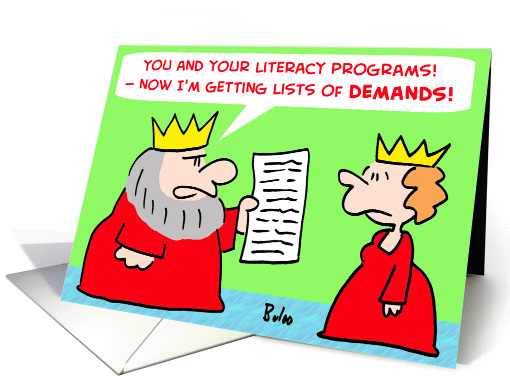 LITERACY PROGRAMS card (258363)