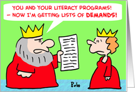 LITERACY PROGRAMS card