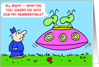 PET NEANDERTHALS card