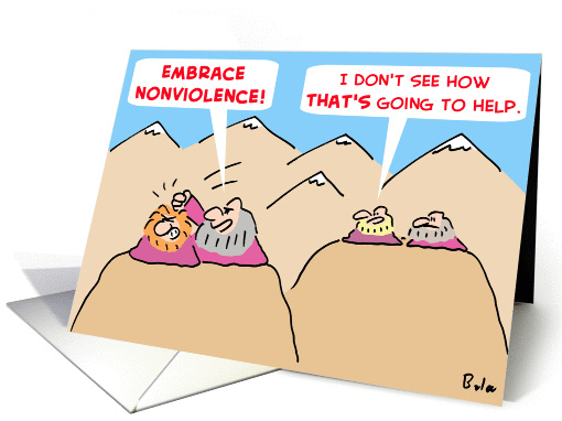 EMBRACE NONVIOLENCE card (258889)