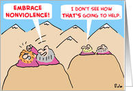 EMBRACE NONVIOLENCE card