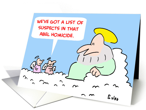 ABEL HOMICIDE card (258895)