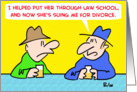 Law School Divorce card