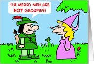 robin hood merry groupies card