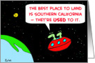 Aliens Southern California card