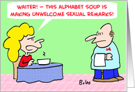 ALPHABET SOUP card