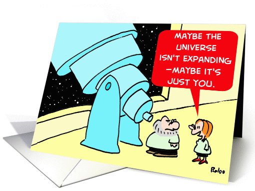 UNIVERSE EXPANDING card (263912)