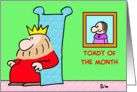 Toady Of The Month card