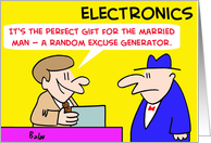 Random Excuse Generator card