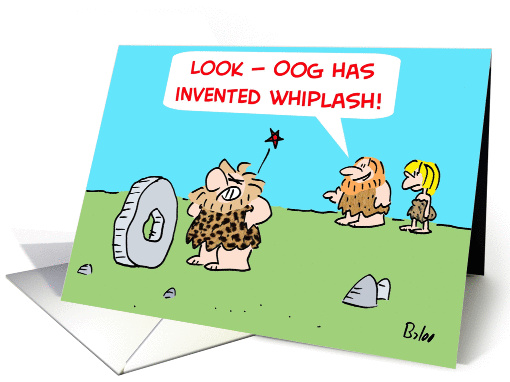 Invented Whiplash - Get Well
 card (267737)