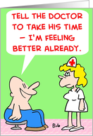 Feeling Better Already card