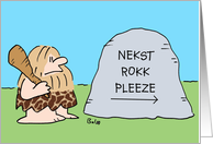 Nekst Rokk Pleeze card