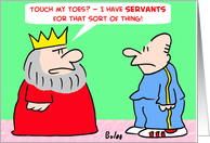 Touch My Toes King card