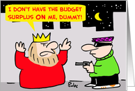 King Budget Surplus card