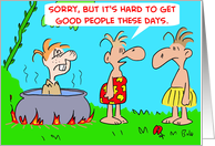 Hard Get Good People Cannibals card