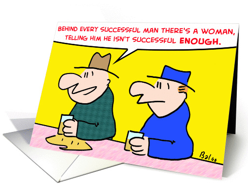 SUCCESSFUL ENOUGH card (275009)