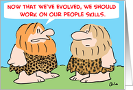 Caveman People Skills card