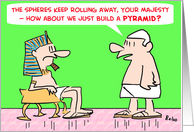 PHARAOH, PYRAMIDS card