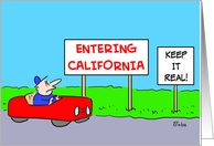 ENTERING card