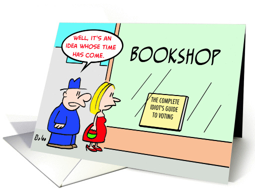 IDIOT'S card (315662)