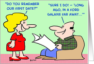 FIRST DATE card